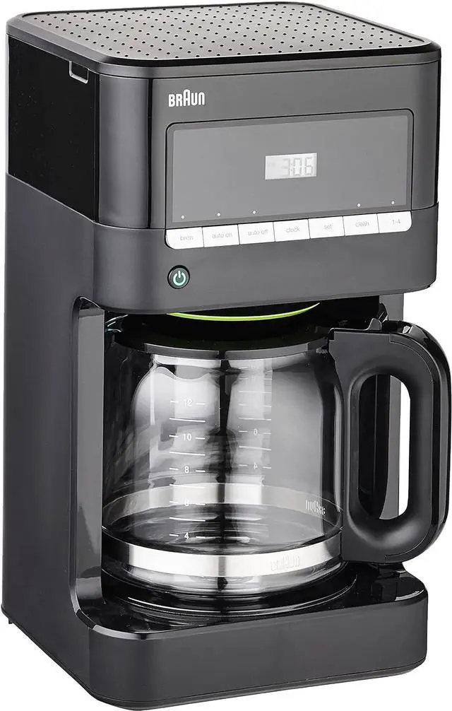 Main image of Braun BrewSense Drip Coffee Maker - 12 Cup - KF7000BK, Black