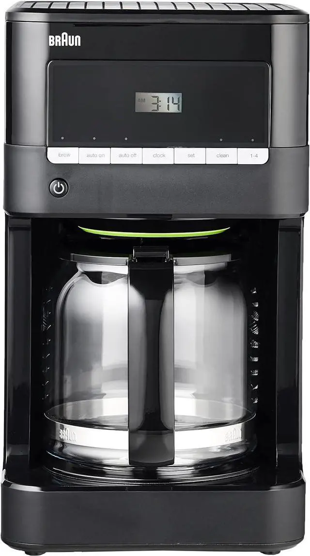 Alt view image 7 of 7 - Braun BrewSense Drip Coffee Maker - 12 Cup - KF7000BK, Black