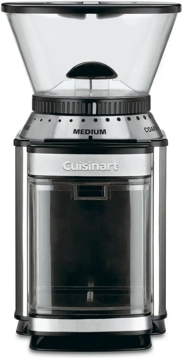 Alt view image 3 of 7 - Cuisinart Supreme Grind Burr Mill-brushed Chrome, Sliver, Automatic