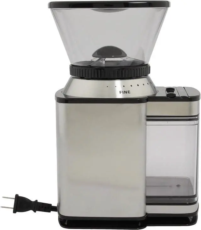 Alt view image 5 of 7 - Cuisinart Supreme Grind Burr Mill-brushed Chrome, Sliver, Automatic