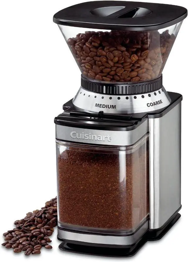 Main image of Cuisinart Supreme Grind Burr Mill-brushed Chrome, Sliver, Automatic