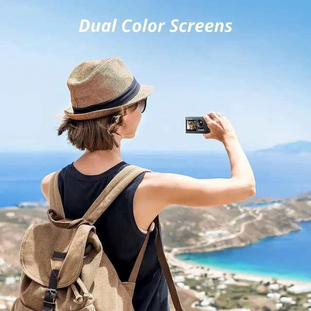 Alt view image 3 of 7 - AKASO Brave 4 Pro 4K Action Camera - 131ft Waterproof Camera with Touch Screen Advanced EIS Remote Control 5X Zoom Underwater Camera Support External Mic