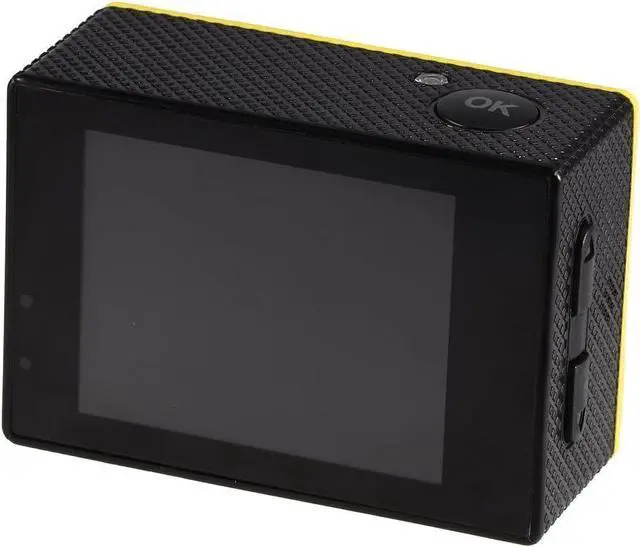 Alt view image 6 of 7 - Action Camera 12MP Waterproof 30m Outdoor Sports Video DV Camera 1080P Full HD LCD Mini Camcorder with 900mAh Rechargeable Batteries and Mounting Accessories Kits(Yellow)