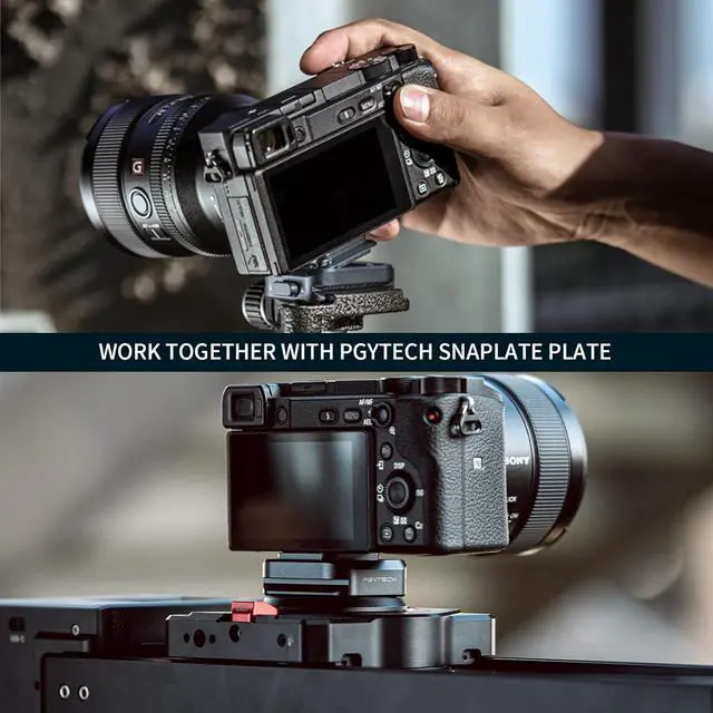 Alt view image 4 of 7 - PGYTECH Beetle Camera Clip with Plate Camera Quick Release System for Sony, Nikon, Fuji, DSLR Action Camera Backpack Camera Strap Mount