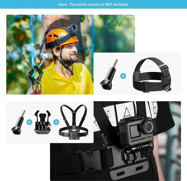 Alt view image 4 of 7 - AKASO Outdoor Sports Action Camera Accessories Kit 14 in 1 for AKASO EK7000/ EK7000 Pro/Brave 4/Brave 7 LE/Brave 7/Brave 8/V50X/V50 Pro/V50 Elite/Go Pro Hero 9 in Swimming Any Other Outdoor Sports