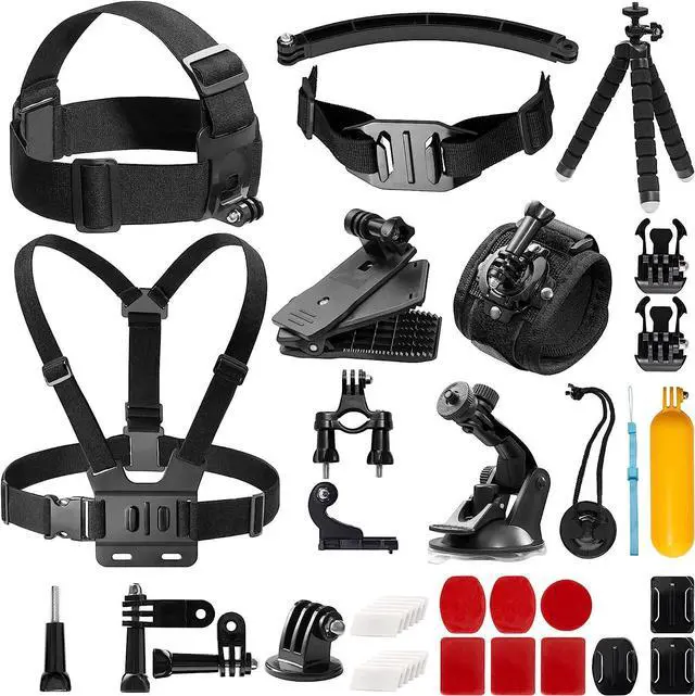 Main image of AKASO Outdoor Sports Action Camera Accessories Kit 14 in 1 for AKASO EK7000/ EK7000 Pro/Brave 4/Brave 7 LE/Brave 7/Brave 8/V50X/V50 Pro/V50 Elite/Go Pro Hero 9 in Swimming Any Other Outdoor Sports