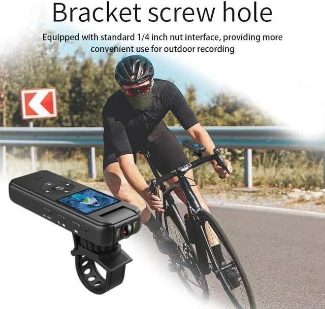 Alt view image 3 of 6 - Jinpei 4K 3840×2160, 30FPS UHD Recording,1.4 in Screen Recorder,Body Cameras,Wearable Body Cam,Long Battery Life,Waterproof,Shockproof, JS-06B