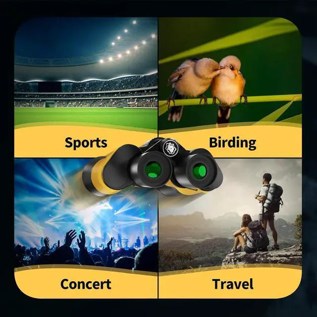 Alt view image 6 of 7 - Binoculars for Adults,20 x 50 High Power Professional Binoculars for Bird Watching,Waterproof Binoculars with Porro BAK4 Prism Len Multilayer-Coated Lenses for Outdoor Hunting Concert,Theater