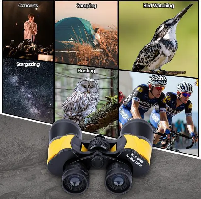 Alt view image 3 of 7 - Binoculars for Adults - 20x50 High Power Binoculars for Adults Bird Watching Hunting Stargazing