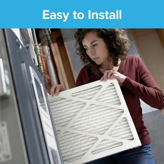 Alt view image 3 of 7 - Filtrete 16x25x1 Furnace Filter, MPR 1500, MERV 12, Healthy Living Ultra-Allergen 3-Month Pleated 1-Inch Air Filters, 2 Filters