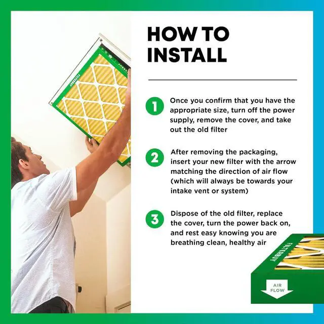 Alt view image 5 of 7 - Filterbuy 10x10x1 Air Filter MERV 11 Allergen Defense (2-Pack), Pleated HVAC AC Furnace Air Filters Replacement (Actual Size: 9.50 x 9.50 x 0.75 Inches)