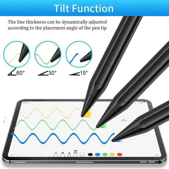 Alt view image 5 of 7 - Stylus Pen 3rd Gen with Palm Rejection, Tilt & Magnetic for Apple iPad 2018-2022, MpioLife Smooth Fine Tip, High Precision iPad Pencil for iPad 6/7/8/9, iPad Air 3/4/5, iPad Mini 5/6, iPad Pro 11/12.9