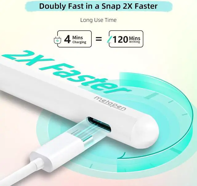 Alt view image 3 of 7 - Metapen Pencil A11 for iPad 2018-2022 (Personalization via Metapen APP) Stylus Pen with Palm Rejection for Apple iPad Pro 12.9" 6th/Pro 11" 4th, iPad 10th~6th, iPad Air 3rd-5th, iPad Mini 5th