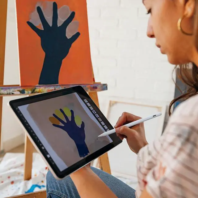 Alt view image 2 of 7 - Stylus Pen for iPad 10th 9th 8th 7th 6th Generation, iPad Pro 12.9 11 inch, iPad Air 5th 4th 3rd Gen, iPad Mini 6 5, Apple Pencil 1st & 2nd Gen Alternative, Smart Active iPencil Palm Rejection (White)