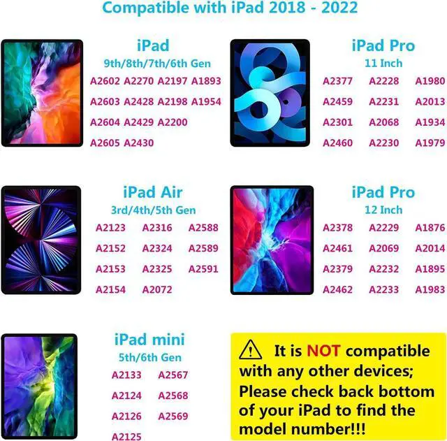 Alt view image 3 of 6 - Stylus Pen for Apple iPad(2018-2024) with Palm Rejection, Active Pencil Compatible with Apple iPad 10th/9th/8th/7th/6th Gen, iPad Air 5th/4th/3rd Gen,iPad Pro 11 & 12.9 inch, iPad Mini 6th/5th Gen