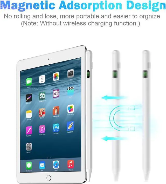 Alt view image 6 of 7 - Stylus Pencil for Apple iPad 9th/10th Generation, Active Pen with Palm Rejection for 2018-2024 iPad Pro 11 inch/12.9 inch, iPad 8th/7th Gen, iPad Air 5th 4th 3rd Gen, iPad Mini 6th 5th Gen