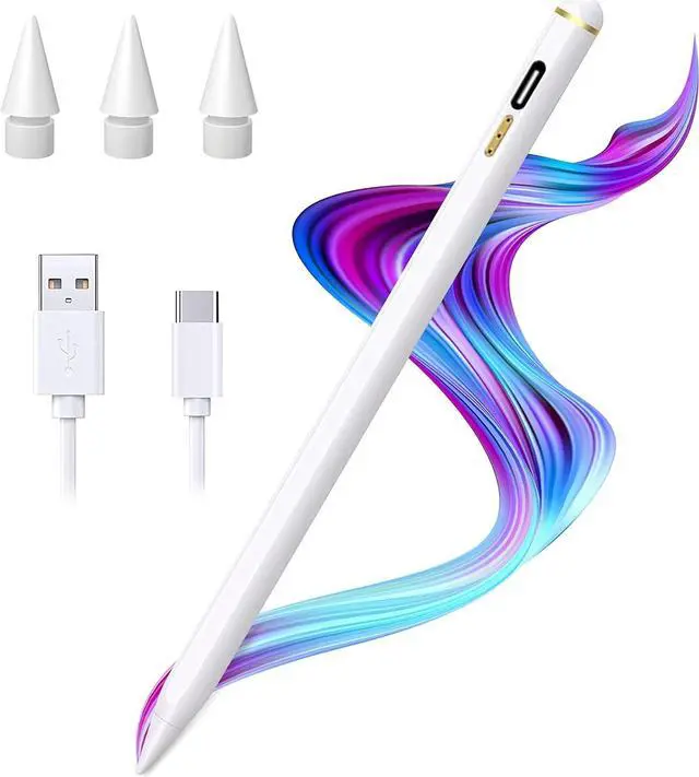 Main image of MXCOIRTP Stylus Pen for iPad (2018-2023), Fast Charge Pencil 2nd Gen with Palm Rejection & Tilt Function, Active Pencil for iPad Pro 11/12.9 inch, iPad Air 3/4/5, iPad 6/7/8/9/10, iPad Mini 5/6 - Gold