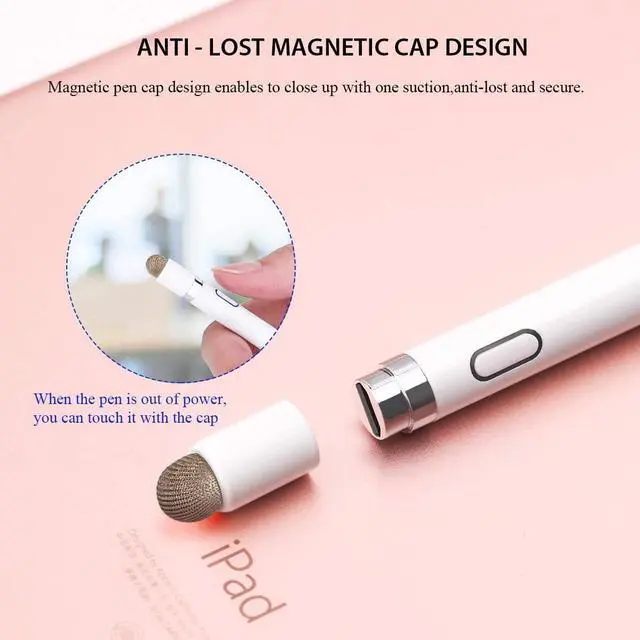 Alt view image 7 of 7 - Stylus Pen for iPad with Palm Rejection, Active Pencil for Precise Writing/Drawing Compatible with iPad Pro (11/12.9 Inch) (2018-2020),iPad 6th/7th Gen,iPad Mini 5th Gen,iPad Air 3rd Gen