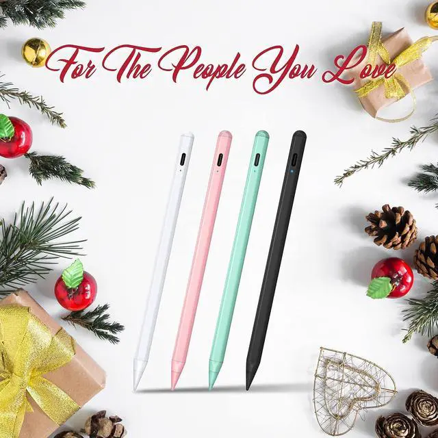 Alt view image 3 of 7 - Stylus Pen for iPad, Active Pencil Compatible with ipad Pro 11/12.9 Inch 2018-2024, iPad 6/7/8/9th,iPad Mini 5/6th, iPad Air 4th/3rd, Palm Rejection, Tilt Sensitivity, Magnetic, Lapiz para,Black