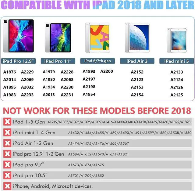 Alt view image 3 of 7 - Stylus Pen for iPad 9th&10th Generation Palm Rejection with Pen Case Magnetic Stylus for Apple Pencil,Pen for Apple iPad Compatible with (2018-2024) iPad Pro 11&12.9 inch, ipad 9th Gen