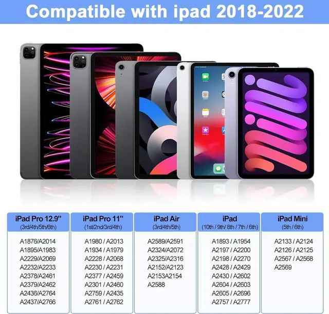 Alt view image 5 of 7 - Stylus Pen for iPad with Palm Rejection, Tilt Sensitive and Magnetic Design, ipad Pencil Compatible with 2018 and Later Model(iPad Pro 2021 11/12.9 Inch, iPad 8th Gen, iPad 7/6th, iPad Air 4th/3rd)