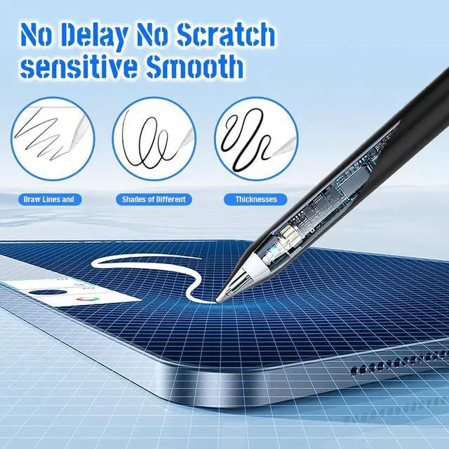 Alt view image 5 of 6 - Stylus Pen for iPad 2018-2024, 15mins Fast Charge apple Pencil 2nd Generation, Magnetic Tilt Sensitivity and Palm Rejection, Work for iPad Pro 11"/12.9", iPad Mini 5/6, iPad Air 3/4/5, iPad 6/7/8/9/10