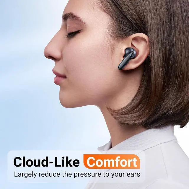 Alt view image 7 of 7 - EIOEAK Wireless Earbuds Bluetooth 5.3 Headphones Stereo Bass Ear Buds 40Hrs Playback Earphones with LED Power Display Touch Control Earbuds with Mic Charging Case for Laptop Cell Phone Sports