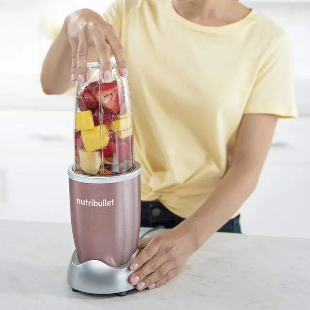 Alt view image 4 of 6 - NutriBullet PRO Single Serve Blender (900W) in Rose Gold (NB9-0902RG)