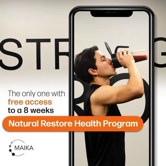 Alt view image 3 of 6 - Maika - Portable blender rechargeable type c personal blender, mini blender, smoothie blender, licuadora portatil blender for shakes and smoothies QR code access to Natural Restore Health Program