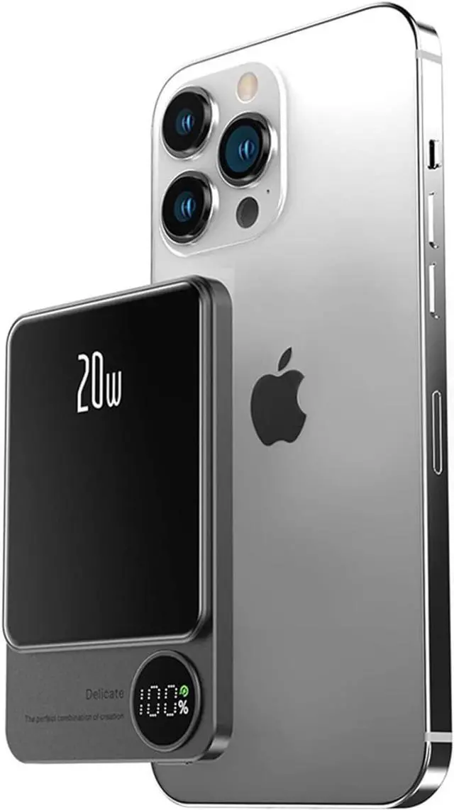 Main image of LUCKYDUO Mag-Safe Battery Pack, 5000mAh Mag-Safe Power Bank with USB C PD 20W Ultra Fast Charging Wireless Portable Charger with LED Display,Compatible with iPhone 15/14/13/12/Pro/Pro Max