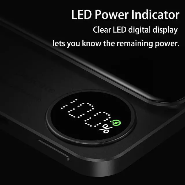 Alt view image 6 of 7 - LUCKYDUO Mag-Safe Battery Pack, 5000mAh Mag-Safe Power Bank with USB C PD 20W Ultra Fast Charging Wireless Portable Charger with LED Display,Compatible with iPhone 15/14/13/12/Pro/Pro Max