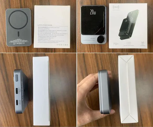 Alt view image 7 of 7 - LUCKYDUO Mag-Safe Battery Pack, 5000mAh Mag-Safe Power Bank with USB C PD 20W Ultra Fast Charging Wireless Portable Charger with LED Display,Compatible with iPhone 15/14/13/12/Pro/Pro Max