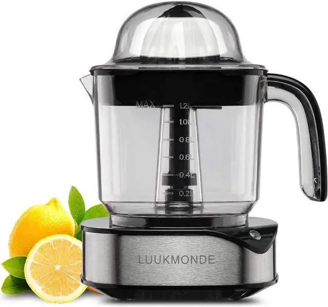 Main image of Electric Citrus Juicer 1.2L Large Volume, Orange Juicer with Powerful Motor and LED Working Lamp, Electric Lemon Squeezer for Orange Lemon Lime Grapefruit by LUUKMONDE