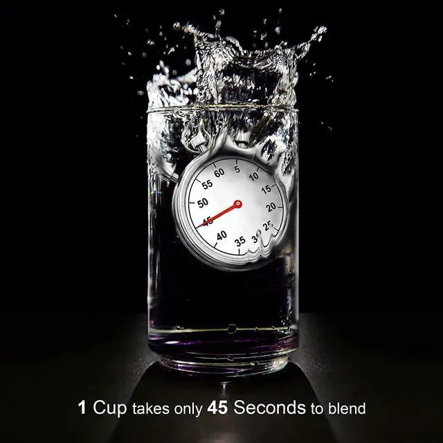 Alt view image 2 of 5 - Portable Blender USB Rechargeable, Hotsch Personal Size Blender for Shakes and Smoothies, Strong Cutting Power with Six Blades, 13.5 Oz Mini Juicer Cup for Sports, Travel and Outdoors (13.5oz green)