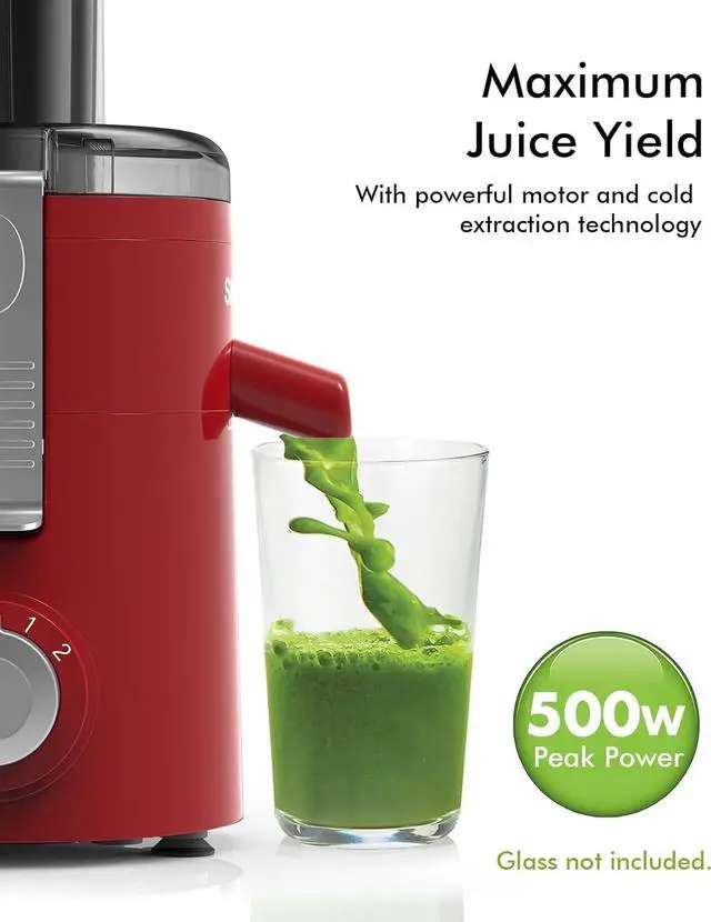 Alt view image 3 of 7 - SiFENE Compact Juicer Machine with 2.5" Wide Chute, High-Speed, Easy-to-Use, Space-Saving, Easy Clean & BPA-Free for Juicing Beginners, Satisfying Juice Cravings in No Time