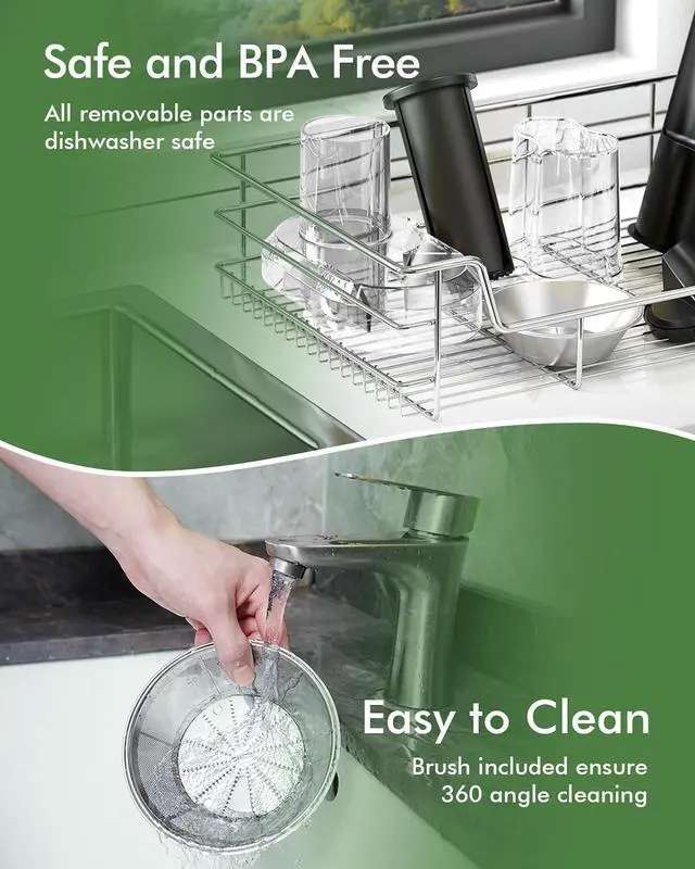 Alt view image 7 of 7 - SiFENE Compact Juicer Machine with 2.5" Wide Chute, High-Speed, Easy-to-Use, Space-Saving, Easy Clean & BPA-Free for Juicing Beginners, Satisfying Juice Cravings in No Time