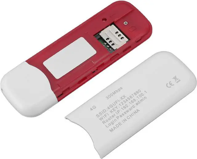 Alt view image 7 of 7 - 4G LTE USB Portable WiFi Router, Network Router, Pocket USB Mobile Hotspot with SIM Card Slot, USB Network Adapter, Up to 10 WiFi Device