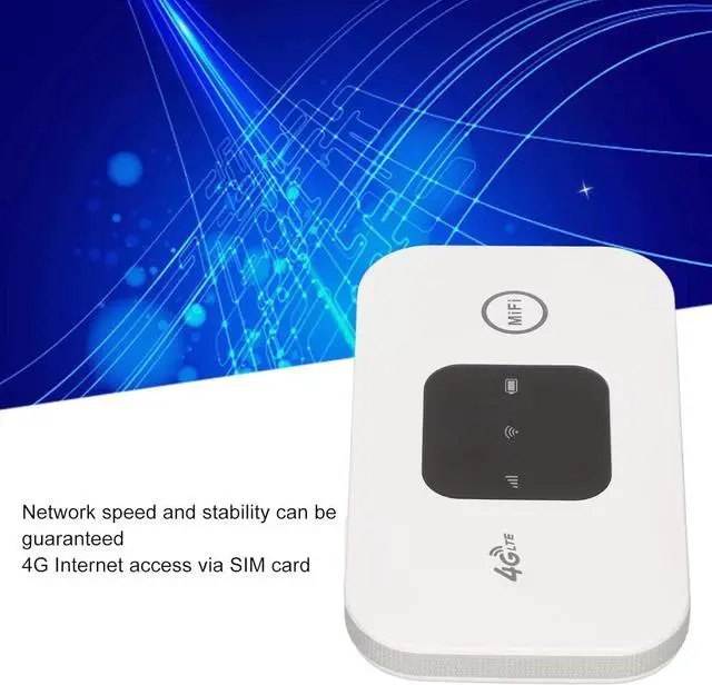 Alt view image 7 of 7 - Portable Internet Hotspot High Stability, Increase Coverage, Design, Supports 8 to 10 Users, Durable Material, 4G LTE, SIM Card Router