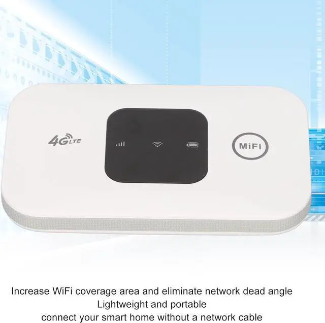 Alt view image 4 of 7 - Portable Internet Hotspot High Stability, Increase Coverage, Design, Supports 8 to 10 Users, Durable Material, 4G LTE, SIM Card Router