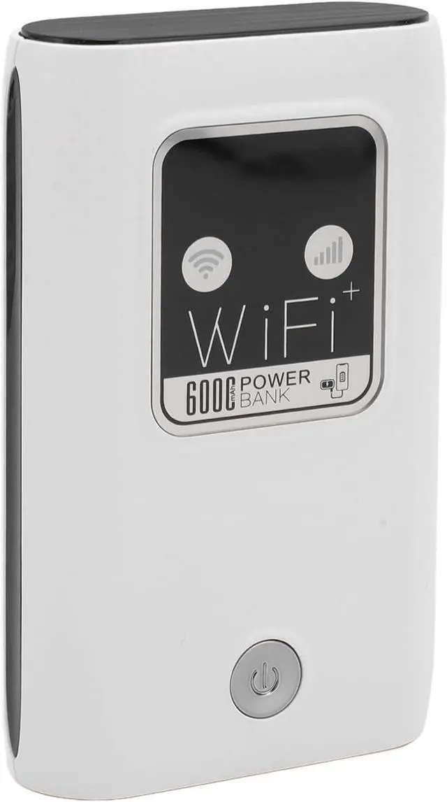 Main image of 4G LTE WiFi Mobile Hotspot, 300Mbps WiFi Travel Router, Unlocked Portable WiFi Hot Spot Device with SIM Card Slot, Pocket WiFi with 6000mAh Rechargeable Battery, Supports 10 Device