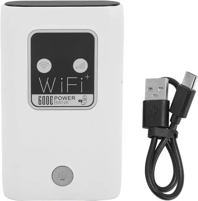 Alt view image 7 of 7 - 4G LTE WiFi Mobile Hotspot, 300Mbps WiFi Travel Router, Unlocked Portable WiFi Hot Spot Device with SIM Card Slot, Pocket WiFi with 6000mAh Rechargeable Battery, Supports 10 Device