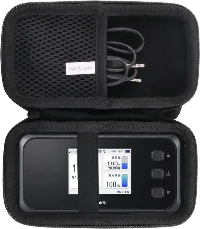 Alt view image 6 of 7 - JINMEI Hard EVA Carrying Case Compatible with for GlocalMe DuoTurbo 4G LTE WiFi Mobile Hotspot/GlocalMe G4 Pro 4G LTE Mobile Hotspot Router Storage Case.