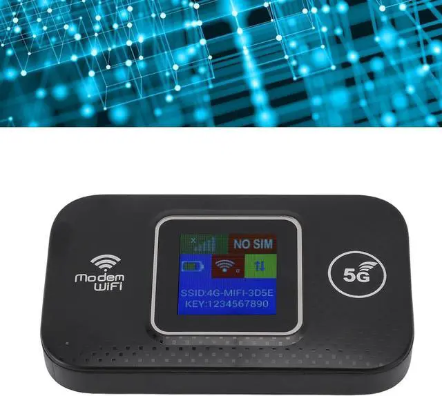 Alt view image 6 of 7 - 4G LTE Router, 300Mbps High Speed Portable WiFi Cordless Mobile Hotspot with SIM Card Slot, USB Powered Sharing Up to 10 WiFi Devices 4G Mobile WiFi for Europe