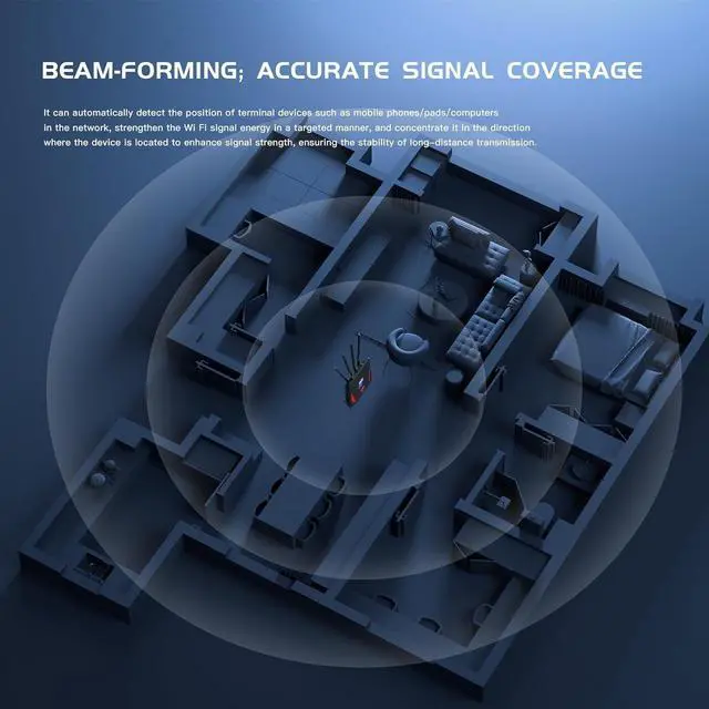 Alt view image 2 of 7 - KuWFi High Speed 4G LTE Router, 4g Wireless Router with sim Card Slot and 5dBi Antennas Suitable for for Bell/Rogers/Virgin in Canada