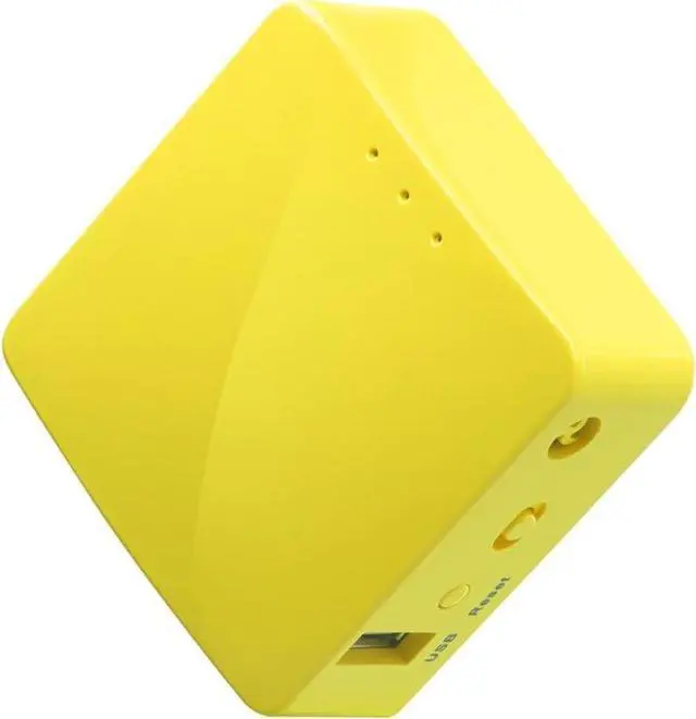 Main image of GL.iNet GL-MT300N-V2(Mango) Portable Mini Travel Wireless Pocket VPN WiFi Router - Access Point/Extender/WDS | OpenWrt | 2 x Ethernet Ports | OpenVPN/Wireguard VPN | USB 2.0 | 128MB RAM