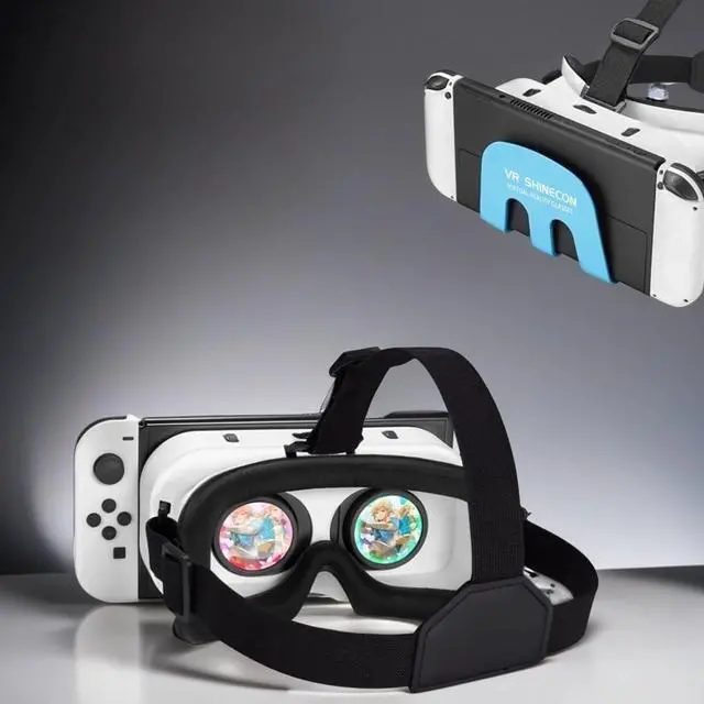 Main image of Switch VR Headset Compatible with Nintendo Switch & OLED, Upgraded with Adjustable HD Lenses, Virtual Reality Glasses for Nintendo Switch & Switch OLED Model, Switch VR Kit, Switch 3D Goggles