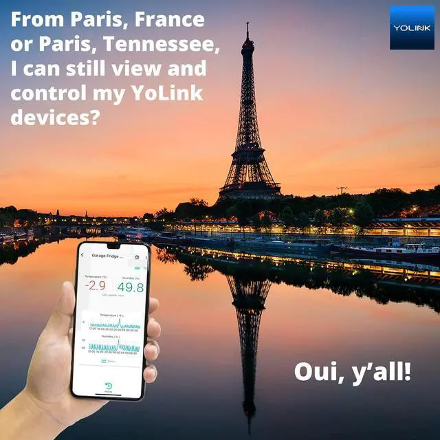 Alt view image 6 of 7 - YoLink Mini Plug, 1/4 Mile World's Longest Range Smart Home Plug Mini Outlet Compatible with Alexa Google Assistant IFTTT App Remote Control Home Appliances from Anywhere- YoLink Hub Required