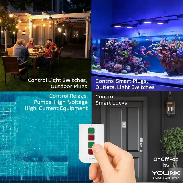 Alt view image 4 of 7 - YoLink Mini Plug, 1/4 Mile World's Longest Range Smart Home Plug Mini Outlet Compatible with Alexa Google Assistant IFTTT App Remote Control Home Appliances from Anywhere- YoLink Hub Required