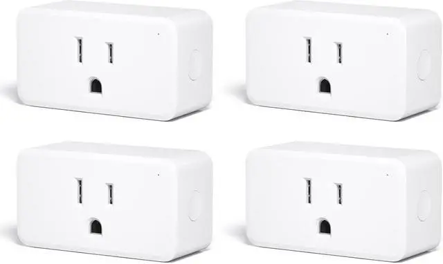 Main image of THIRDREALITY ZigBee Smart Plug 4 Pack with Real-time Energy Monitoring,15A Outlet,Timer Function,ETL Certified,ZigBee Hub Required,Work with Home Assistant,Compatible Echo Devices and SmartThings
