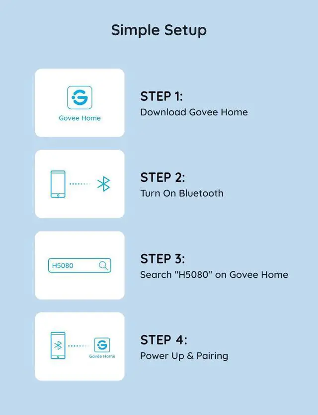 Alt view image 2 of 7 - Govee Smart Plug, WiFi Bluetooth Outlets 2 Pack Work with Alexa and Google Assistant, 15A WiFi Plugs with Multiple Timers, Govee Home APP Group Control Remotely, No Hub Required, ETL&FCC Certified